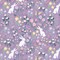 Bunny Meadow in Purple (228415) | Bunny Blossoms | Dominika Godette | Cloud9